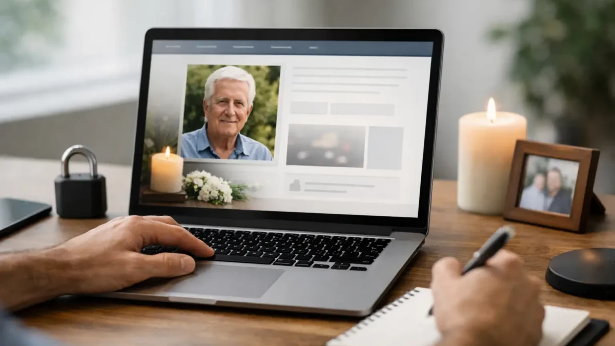 How to Plan a Secure Memorial Page Setup